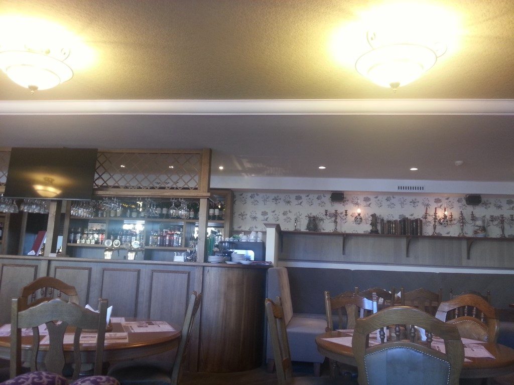 Restorano "Forto dvaras" Klaipėdoje vidus.