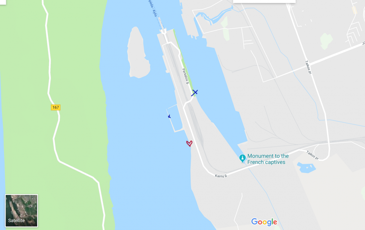 Romantikų pakrantė / Google Maps nuotr. / Pietinė Klaipėda