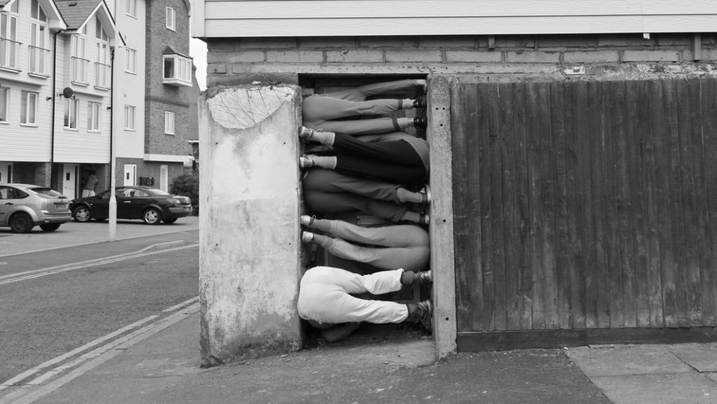 Judesio performansas ,,Bodies in urban spaces" / Organizatorių ir Lisa Rastl nuotr. / Open House Vilnius 2018