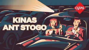 Ozo kinas ant stogo